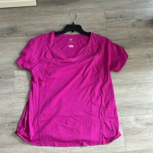 LIVI Active Tee Dark Pink 14/16 1X Plus Size
